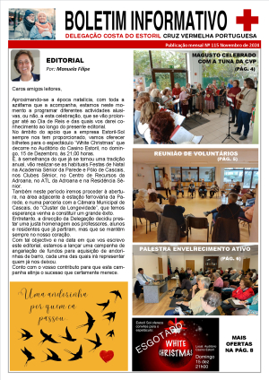 Boletim Informativo 115, Novembro 2024