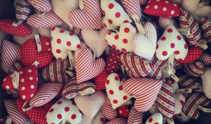 Corações executados no nosso atelier